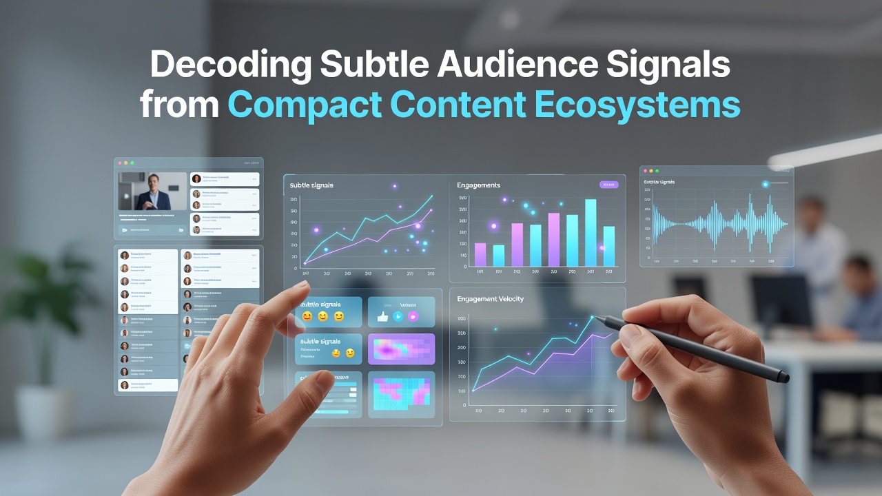 Decoding Subtle Audience Signals from Compact Content Ecosystems